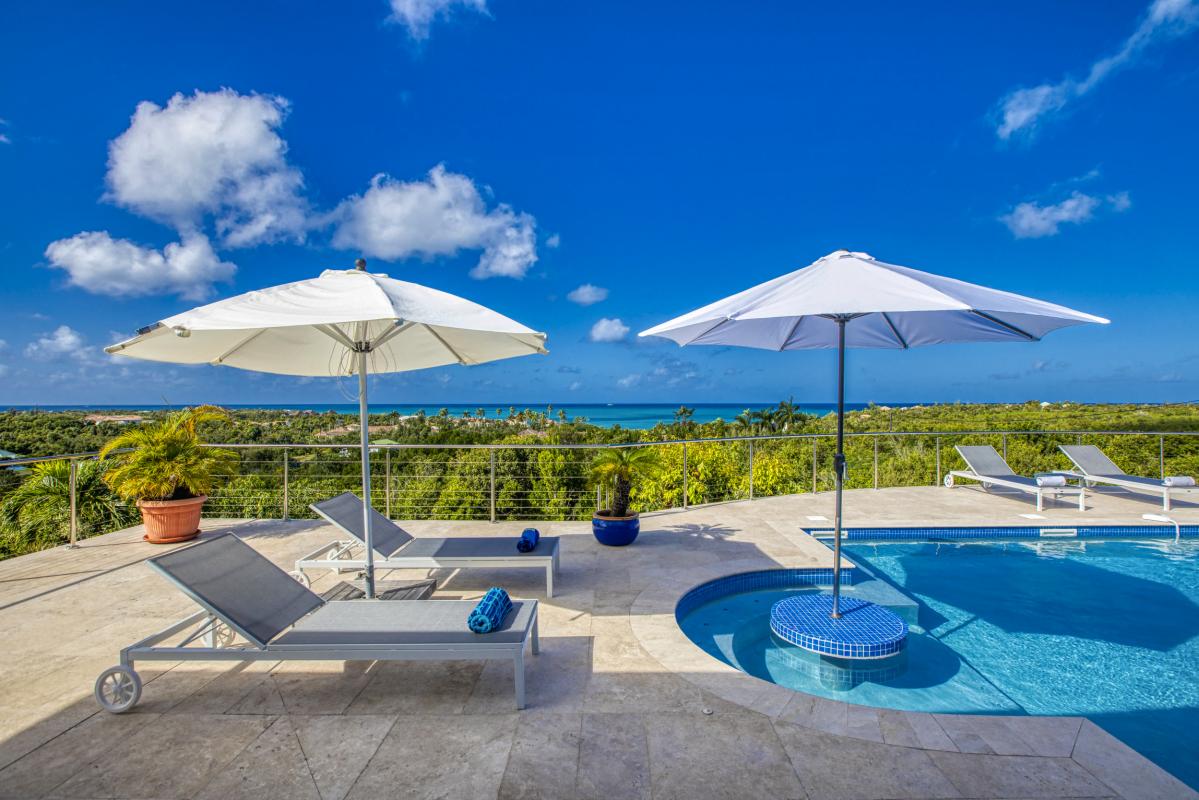 Location villa Saint Martin Terres Basses - villa 4 chambres 8 personnes - A 300m de la plage de Baie aux Prunes - Piscine et Vue mer (8)